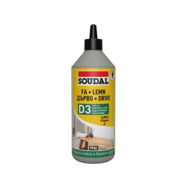 Клей ПВА для дерева водостойкий D3 Soudal